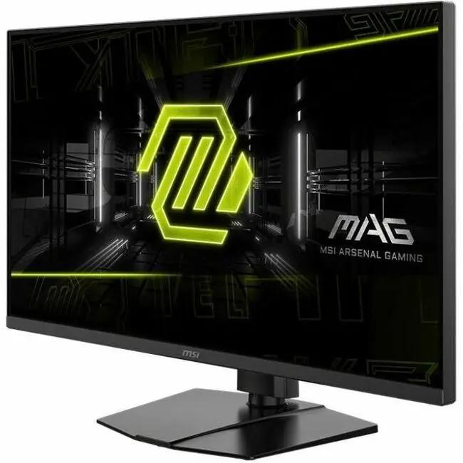 MSI MAG 322URDF 32-inch 4K UHD gaming monitor, black with neon green MSI logo
