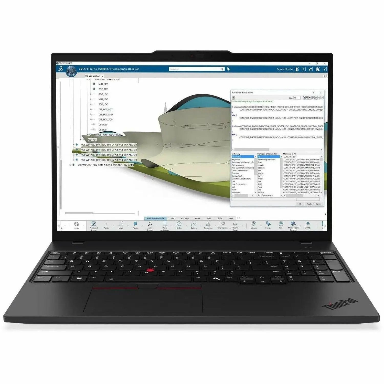 Lenovo ThinkPad P16s G4 Laptop, black, 32GB RAM, 1TB SSD