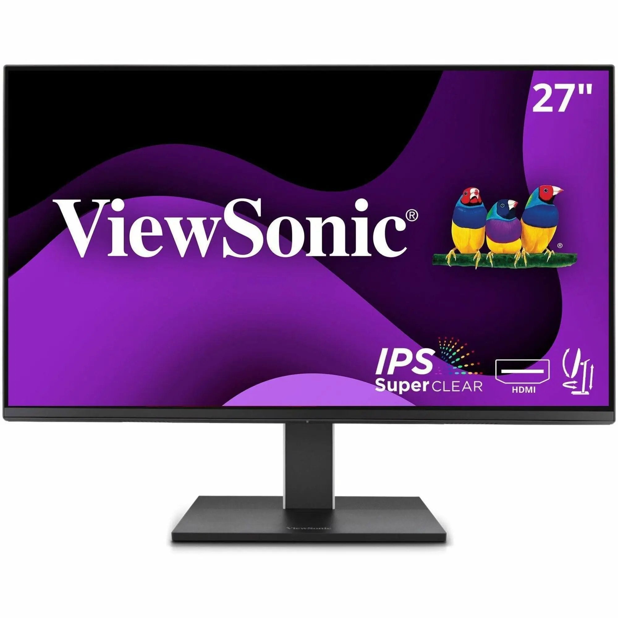 ViewSonic VG2751 27-inch IPS monitor on black stand