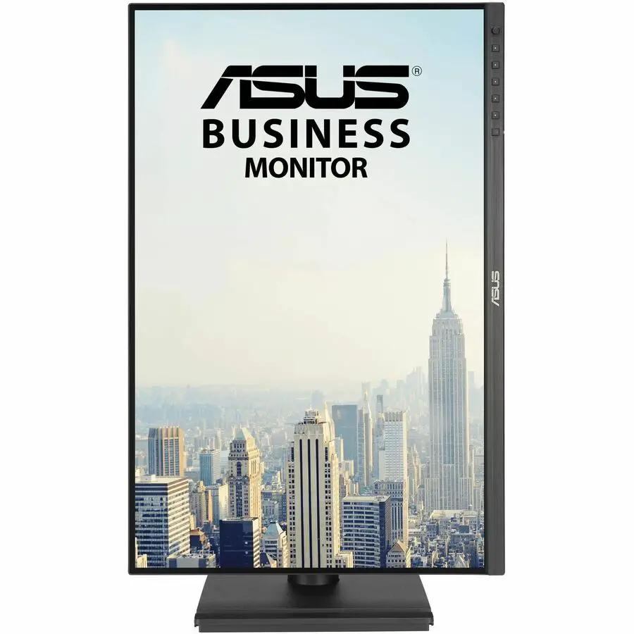 ASUS BE248QF 24.1-inch WUXGA IPS 100Hz monitor on black stand.