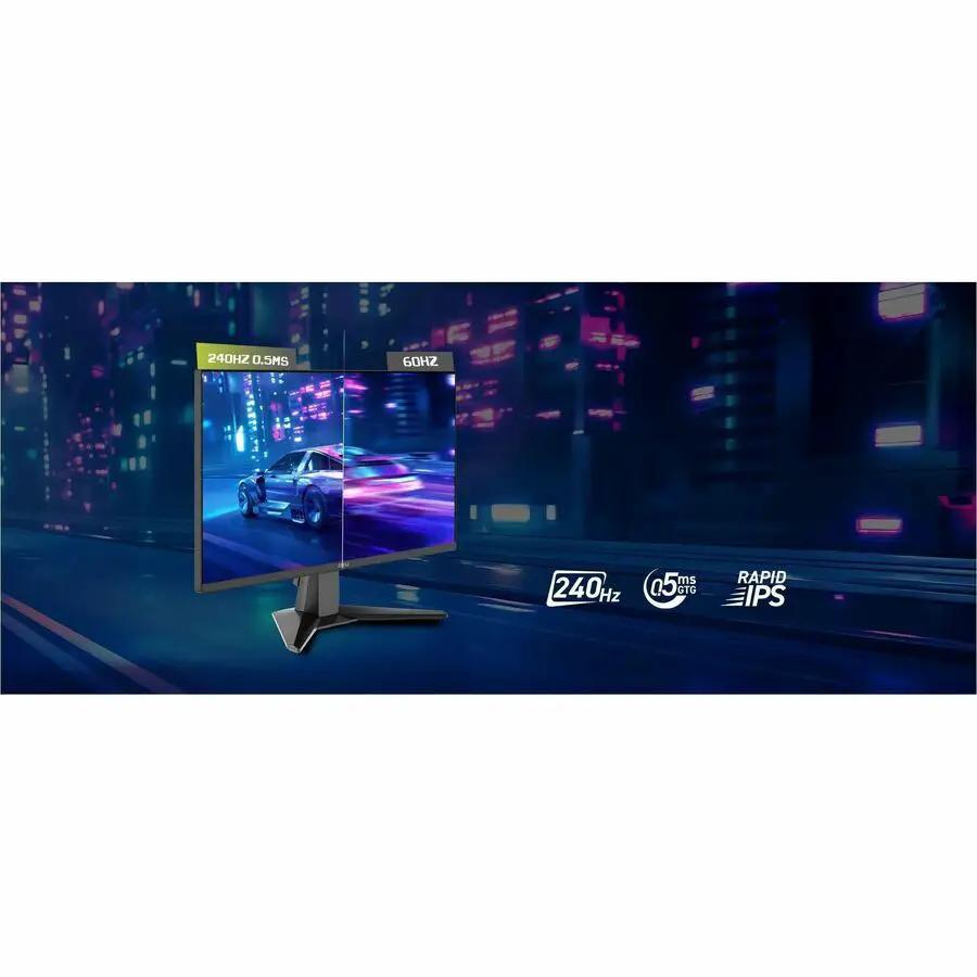 MSI MAG 272F X24 27-inch Full HD gaming monitor in metallic black with 240Hz refresh rate