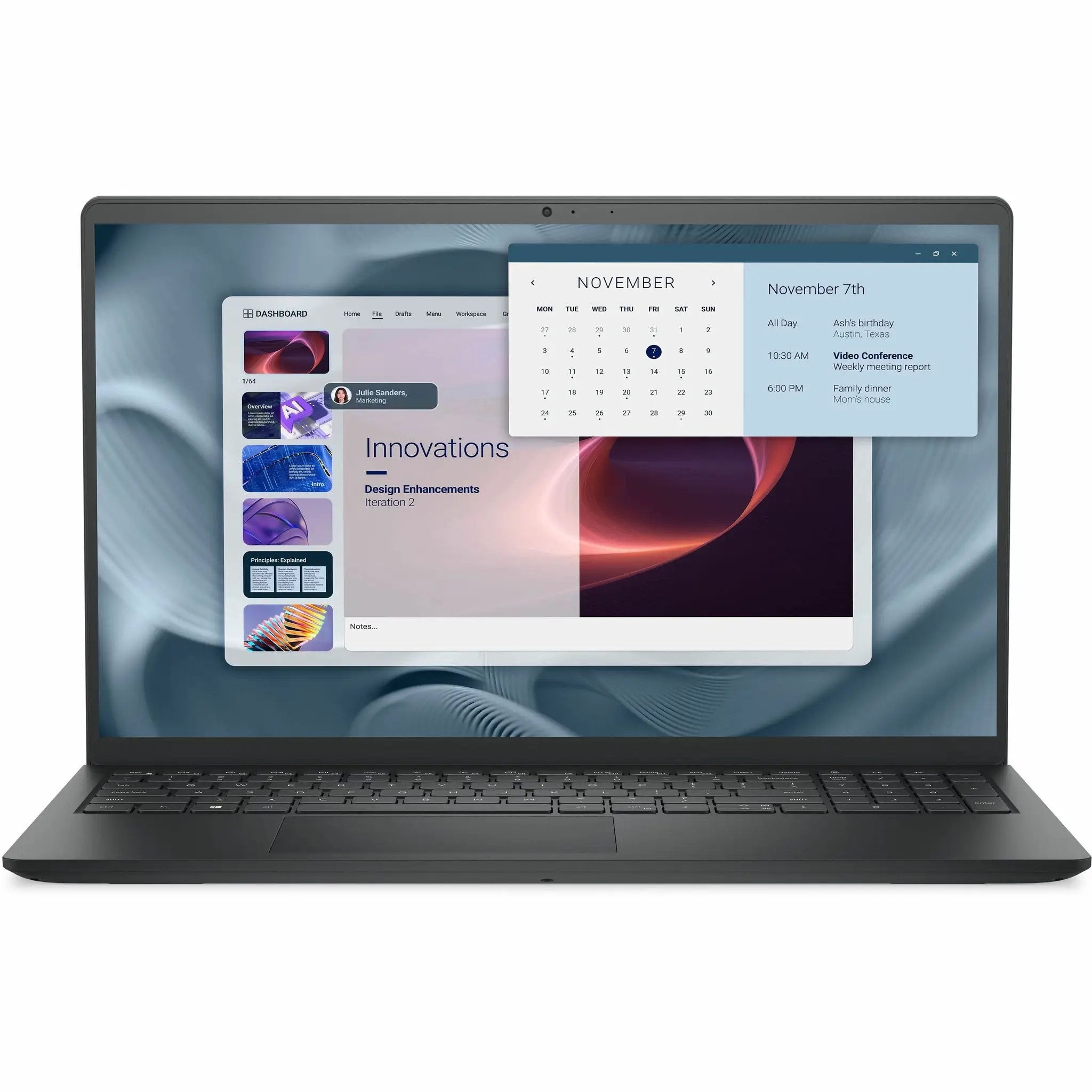 Dell Pro 15 Essential Laptop, black, Intel Core i5, 16GB RAM, 512GB NVMe SSD