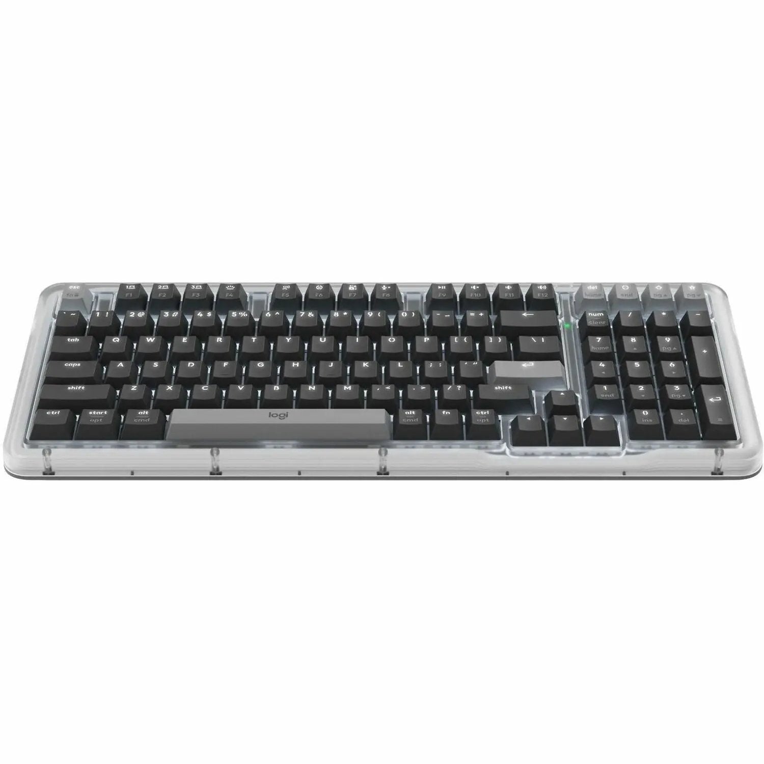 Logitech Alto Keys K98M Wireless Mechanical Keyboard, Customizable Keyboard with Vibration Absorbing Gasket, Backlit Keys, Graphite