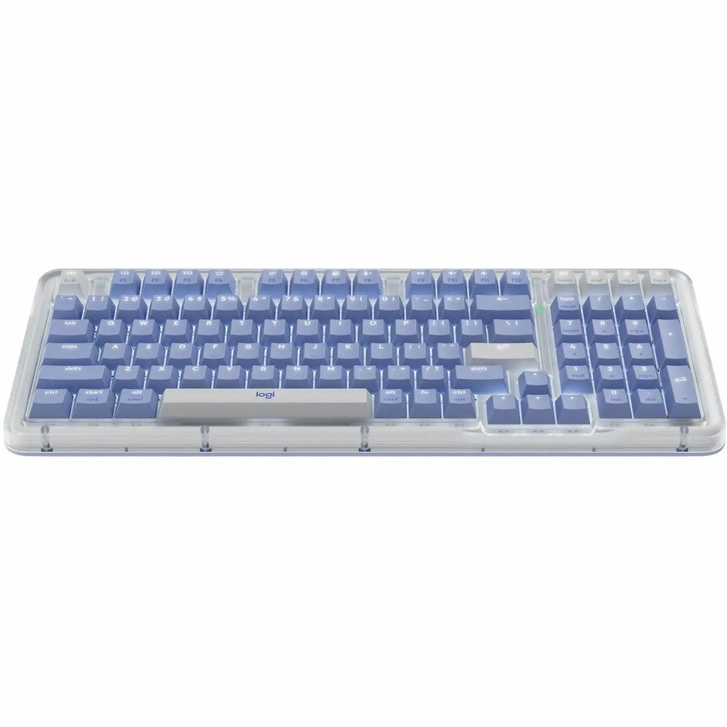 Logitech Alto Keys K98M Wireless Mechanical Keyboard, Customizable Keyboard with Vibration Absorbing Gasket, Backlit Keys, Lilac
