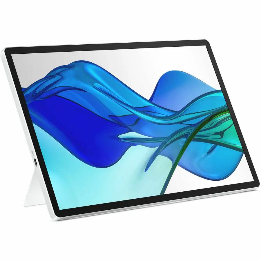 HP Series 5 Pro 14-inch WQXGA LED monitor with white frame and stand.