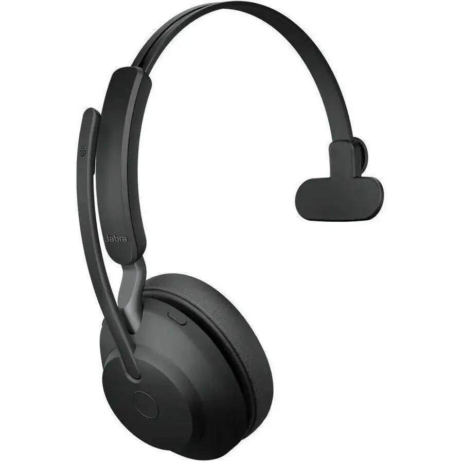 Jabra Evolve2 65 MS Mono Black wireless headset with single ear cup
