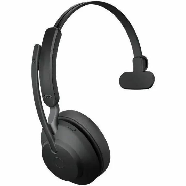 Jabra Evolve2 65 USB MS Mono headset, black over-ear with boom microphone