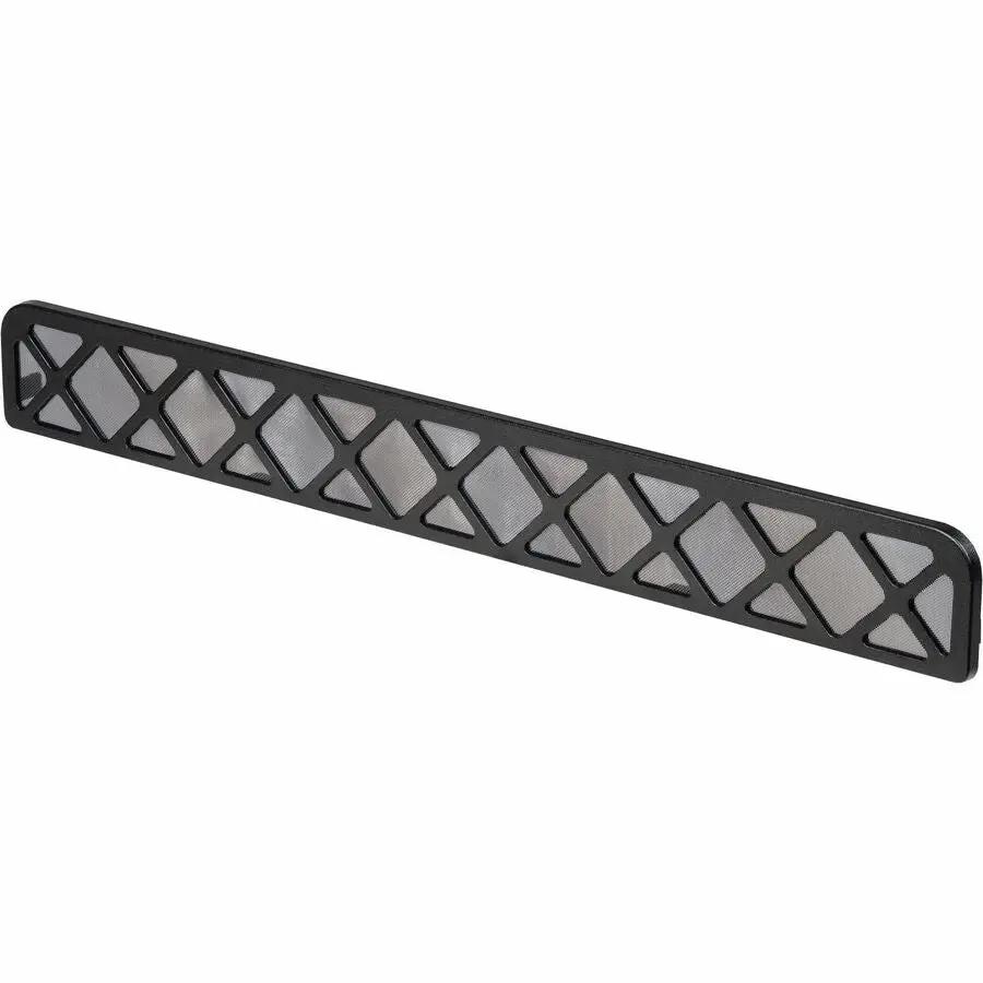 Ventilation grille bar for desktop PCs, black with diamond mesh pattern