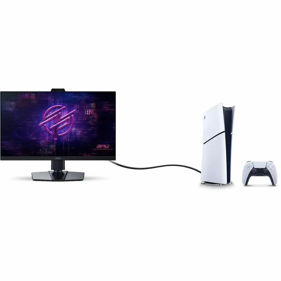 MSI MPG 272QRF 27-inch WQHD gaming monitor with Rapid IPS, 360Hz; three-item setup with white console and controller