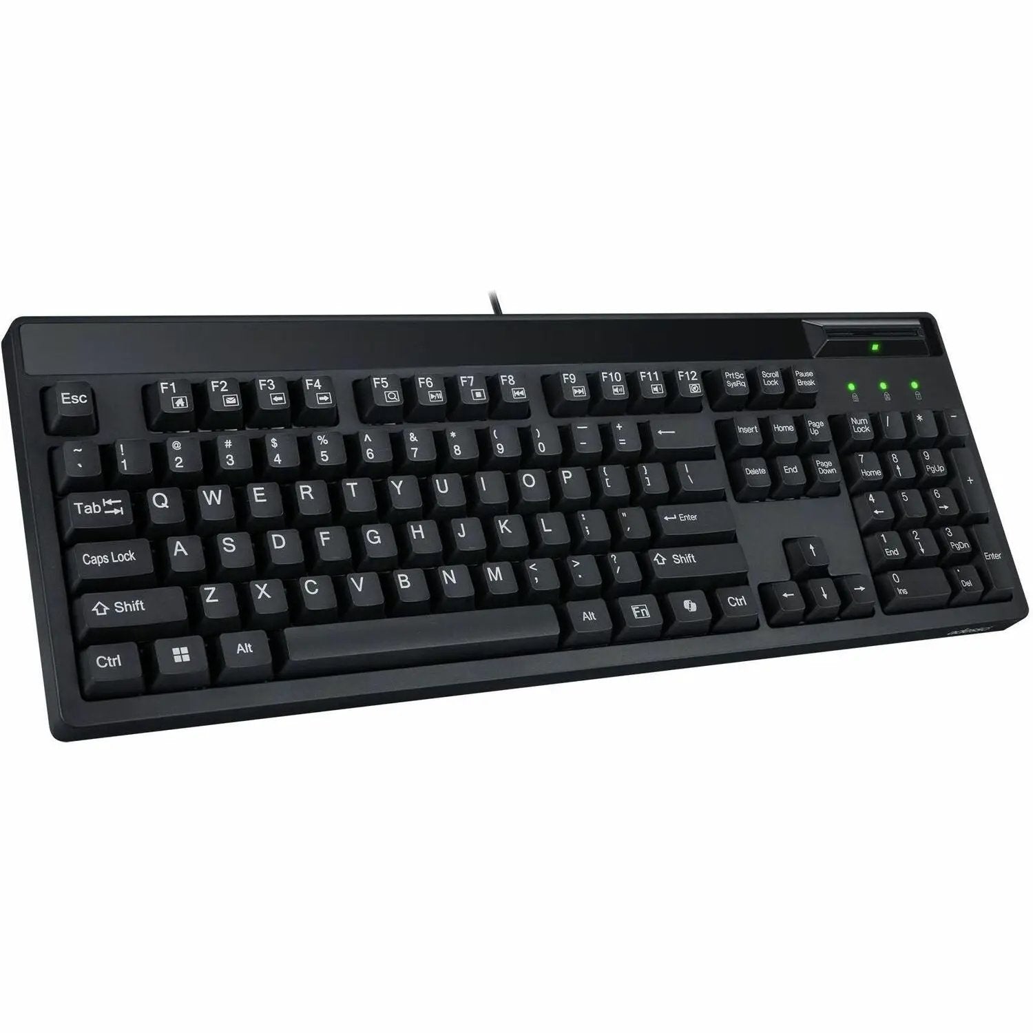 Adesso EasyTouch-130SB Desktop Mechanical Keyboard with Smart Card Reader