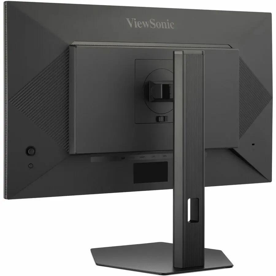ViewSonic VX2738 27-inch monitor back view on black stand