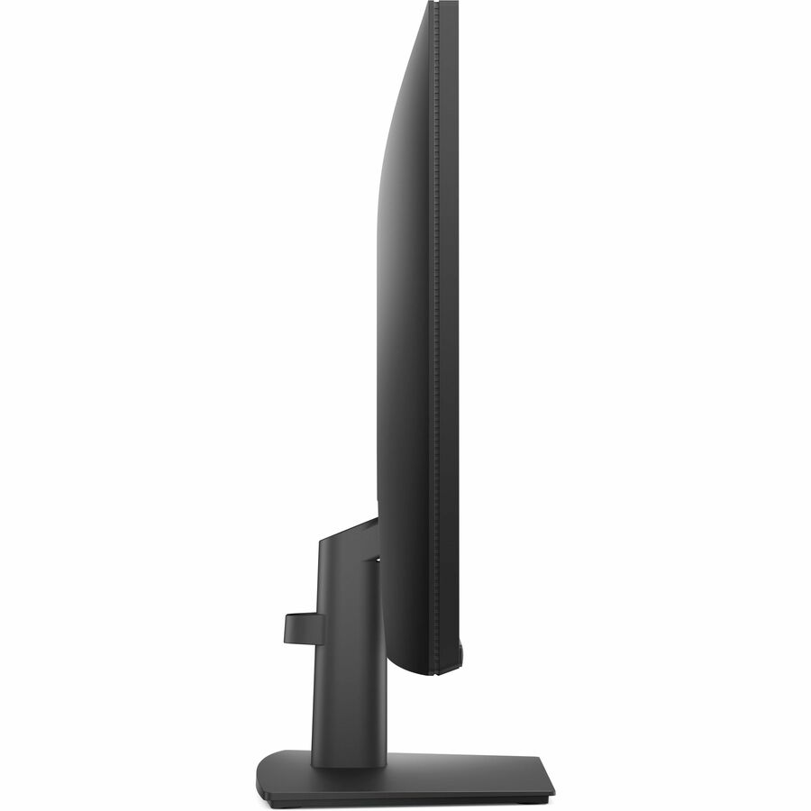 Black computer monitor on a white background