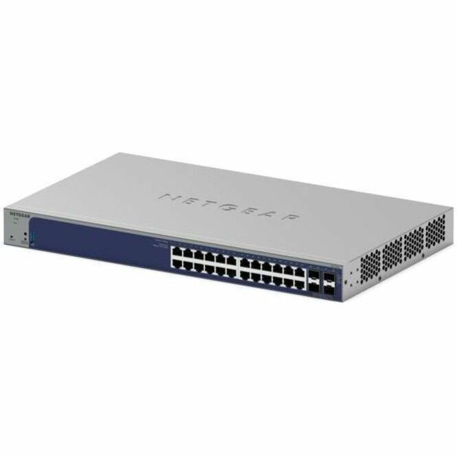 Netgear network switch on a white background