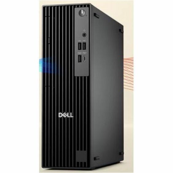 Dell computer tower on a white background