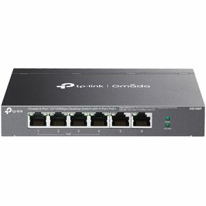 TP-Link DS106P Omada 6-Port 10/100Mbps Desktop Switch with 4-Port PoE+